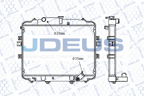 Radiator, engine cooling (M-0540420)