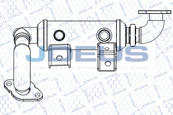 Cooler, exhaust gas recirculation (EG012020C)