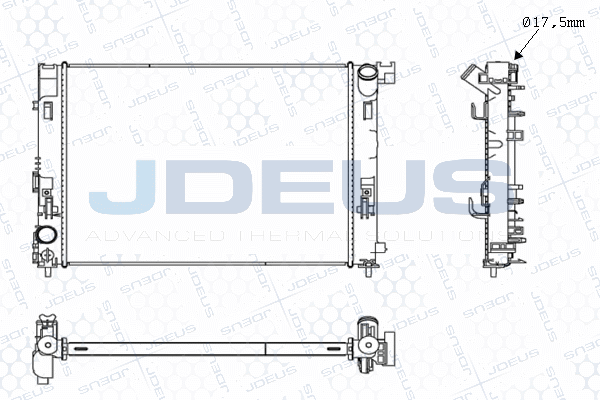 Radiator, engine cooling (M-0190880)