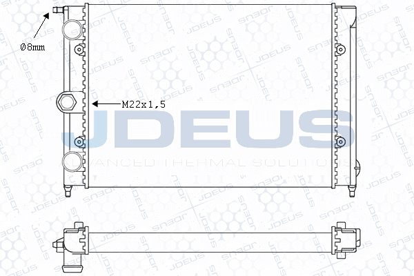 Radiator, engine cooling (M-0300330)