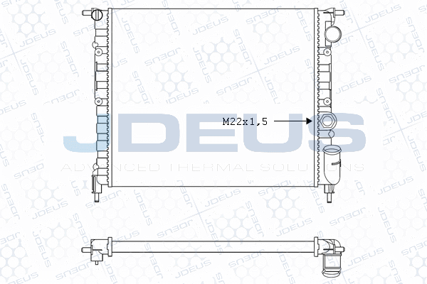 Radiator, engine cooling (M-0230281)