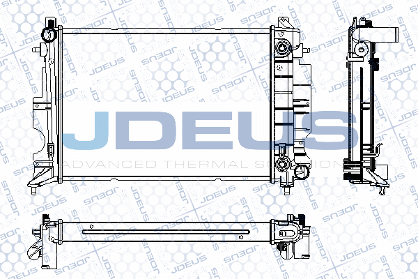 Radiator, engine cooling (RA0240180)