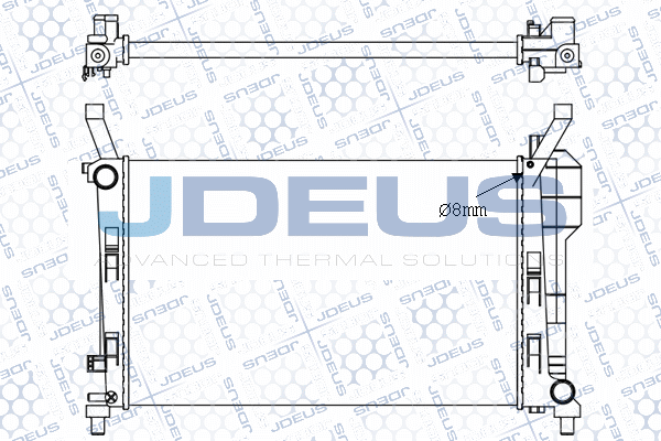 Radiator, engine cooling (M-0171120)