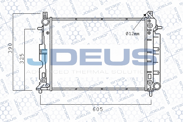 Radiator, engine cooling (M-0240160)