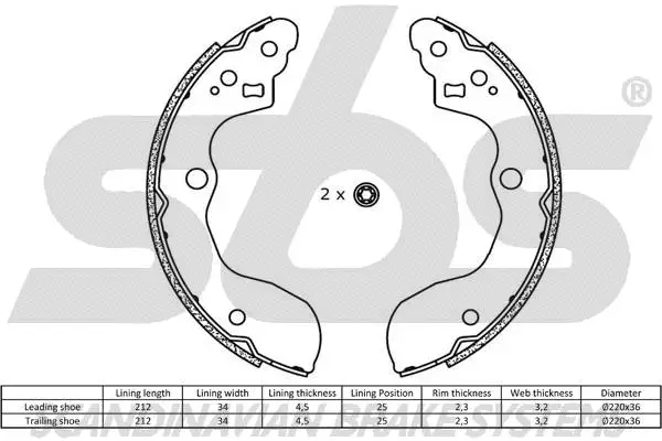 Brake Shoe Set