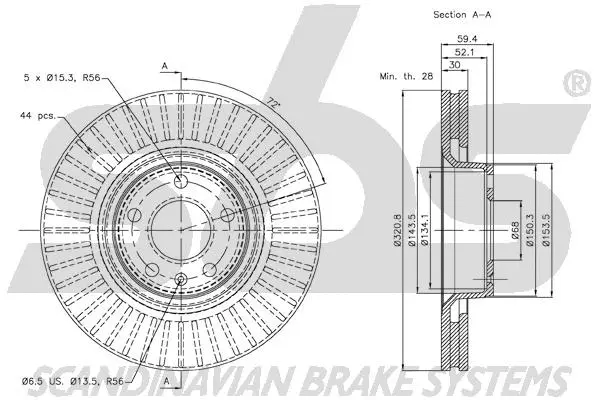 Brake Disc (18153147100)