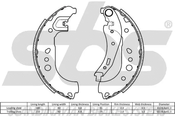 Brake Shoe Set