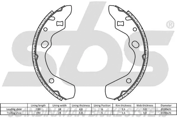 Brake Shoe Set