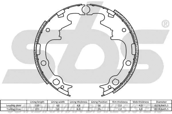 Brake Shoe Set