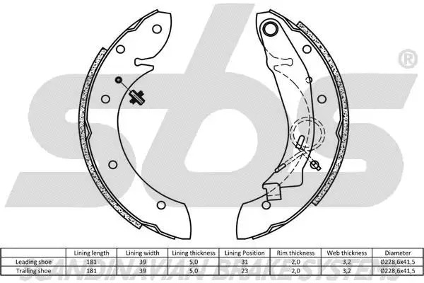 Brake Shoe Set