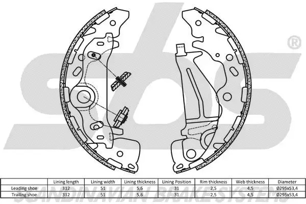 Brake Shoe Set