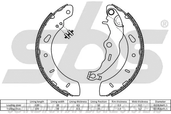 Brake Shoe Set