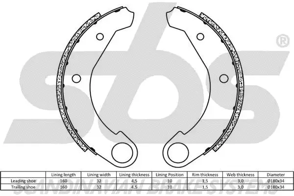Brake Shoe Set
