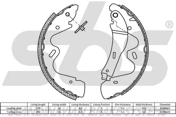Brake Shoe Set