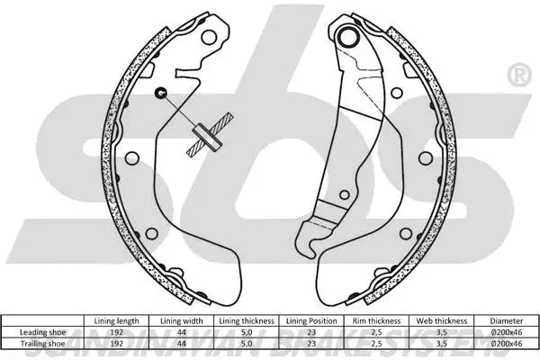 Brake Shoe Set