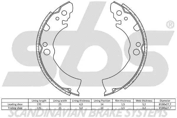Brake Shoe Set