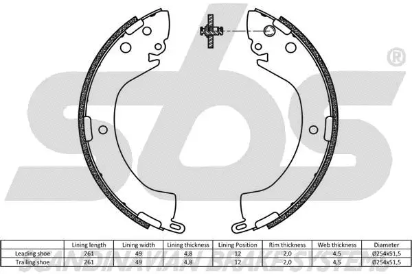 Brake Shoe Set