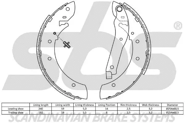 Brake Shoe Set