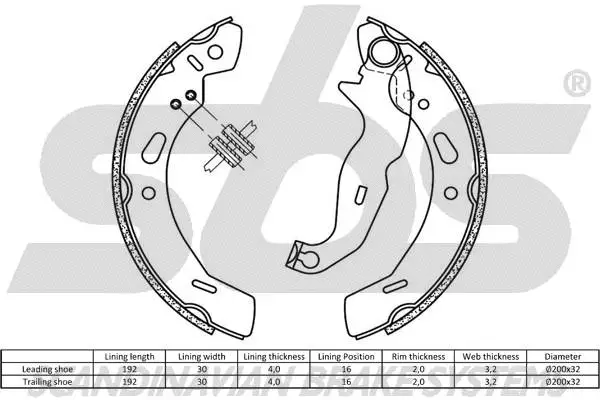 Brake Shoe Set