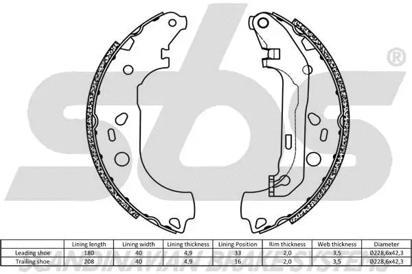 Brake Shoe Set