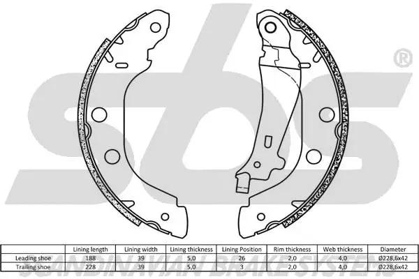 Brake Shoe Set