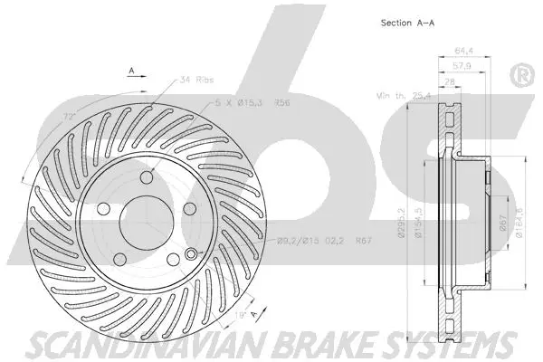 Brake Disc (18153133100)