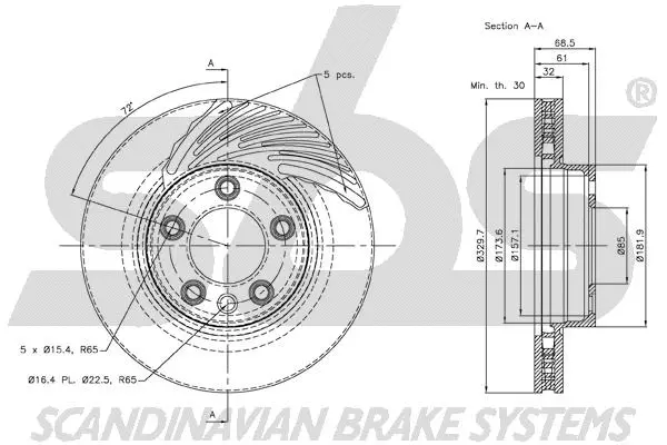 Brake Disc (18153147102)
