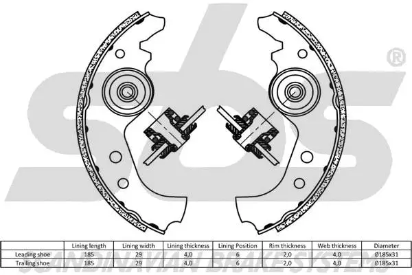 Brake Shoe Set
