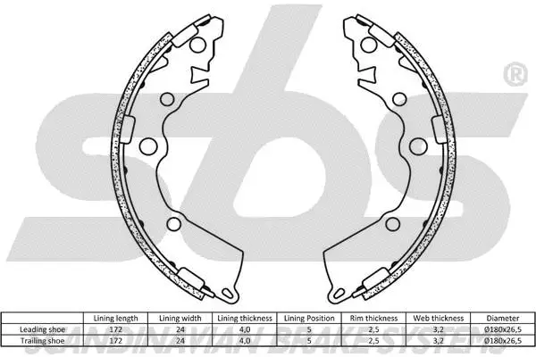 Brake Shoe Set