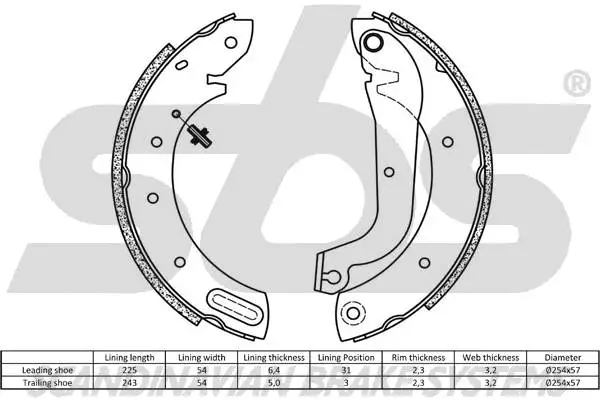 Brake Shoe Set