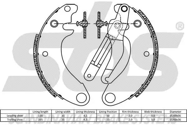 Brake Shoe Set
