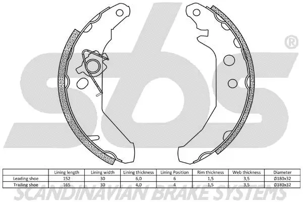 Brake Shoe Set