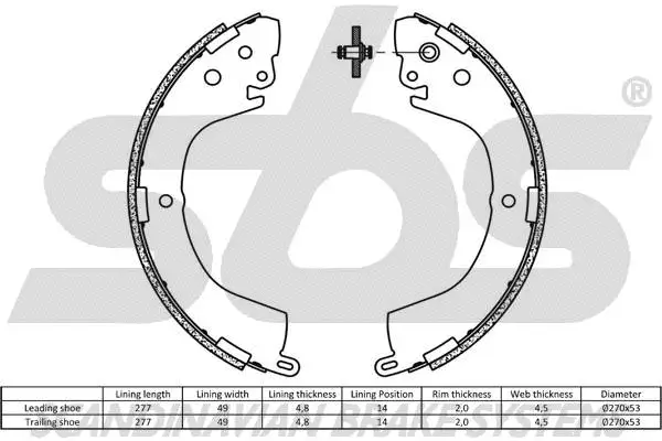 Brake Shoe Set
