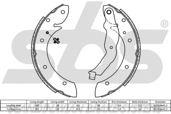 Brake Shoe Set