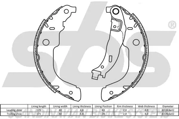 Brake Shoe Set