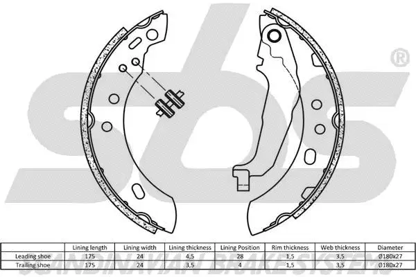 Brake Shoe Set