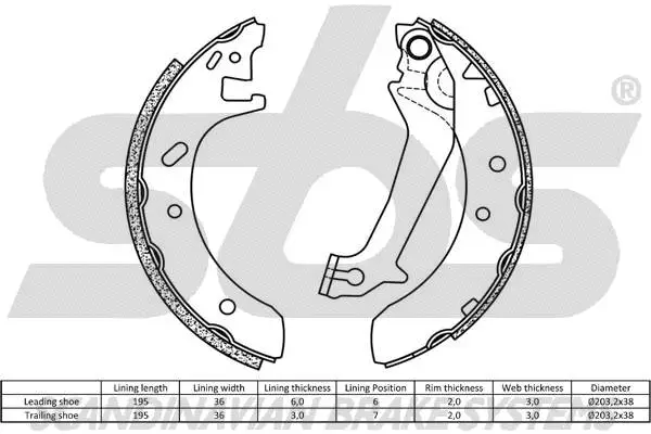 Brake Shoe Set