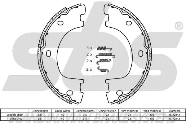 Brake Shoe Set