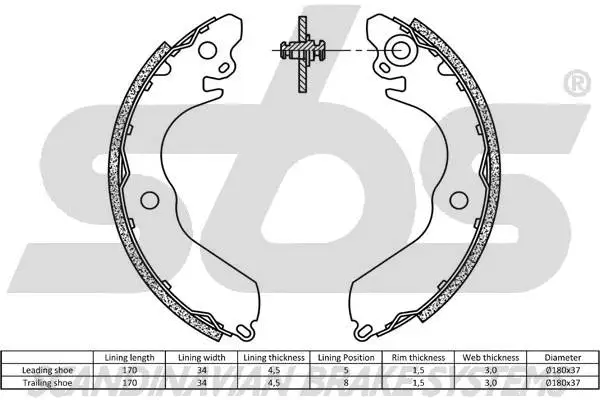 Brake Shoe Set