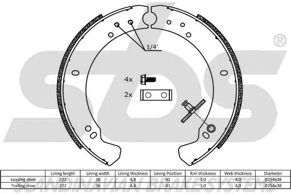 Brake Shoe Set