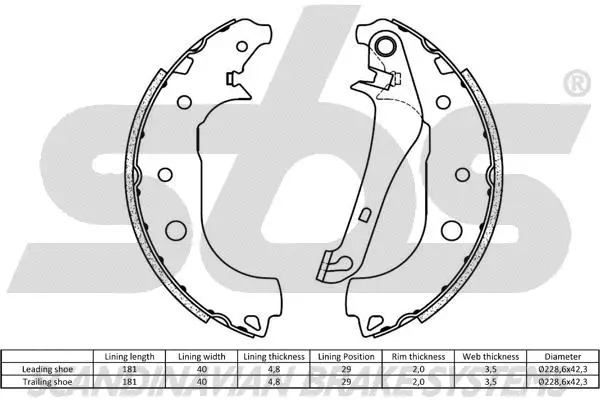Brake Shoe Set