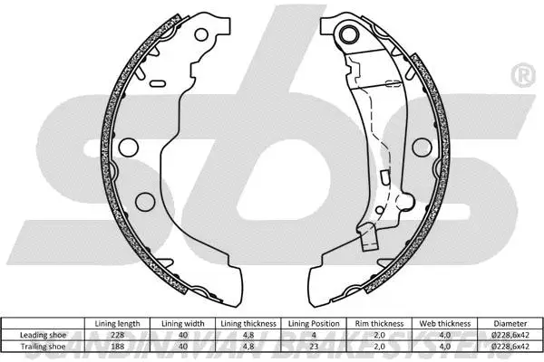 Brake Shoe Set