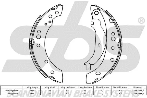 Brake Shoe Set