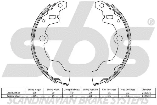 Brake Shoe Set