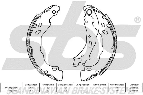 Brake Shoe Set