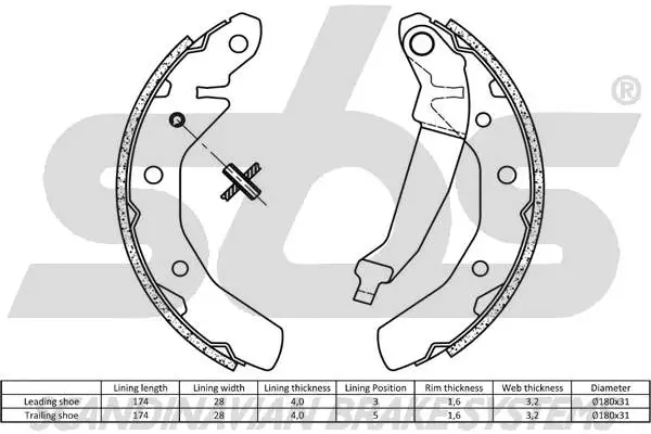 Brake Shoe Set