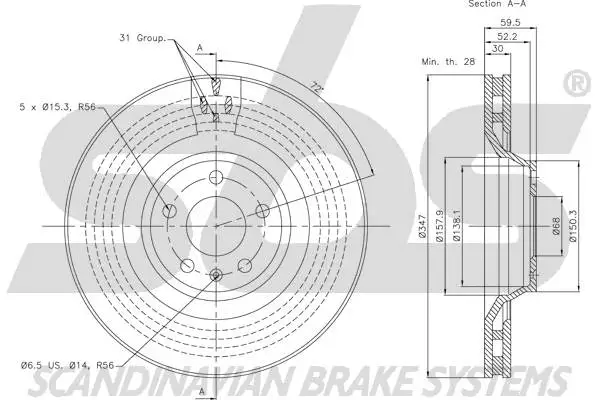 Brake Disc (18153147108)