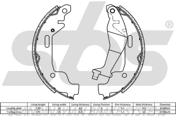 Brake Shoe Set