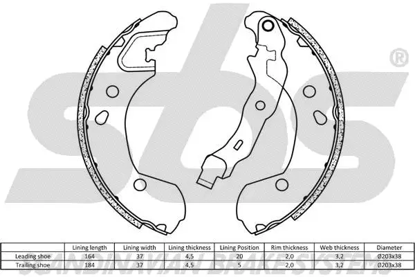 Brake Shoe Set
