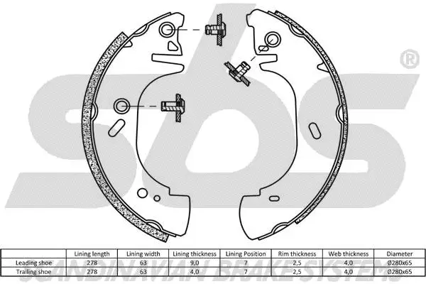 Brake Shoe Set